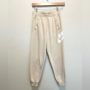 Nike Kids Cream Jogger Pants Size Medium